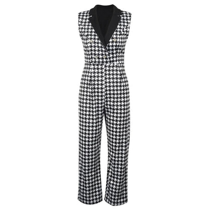 Vintage Jumpsuit Stijlvol voor Vrouw