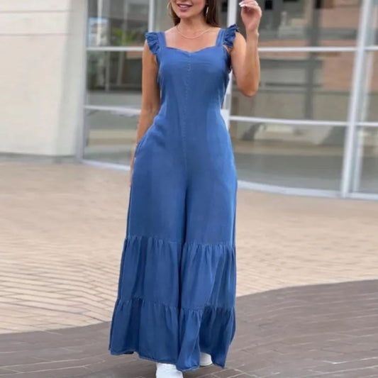 Vrouwelijke Jumpsuit Trendy en Sexyjurk - Mode Vibes