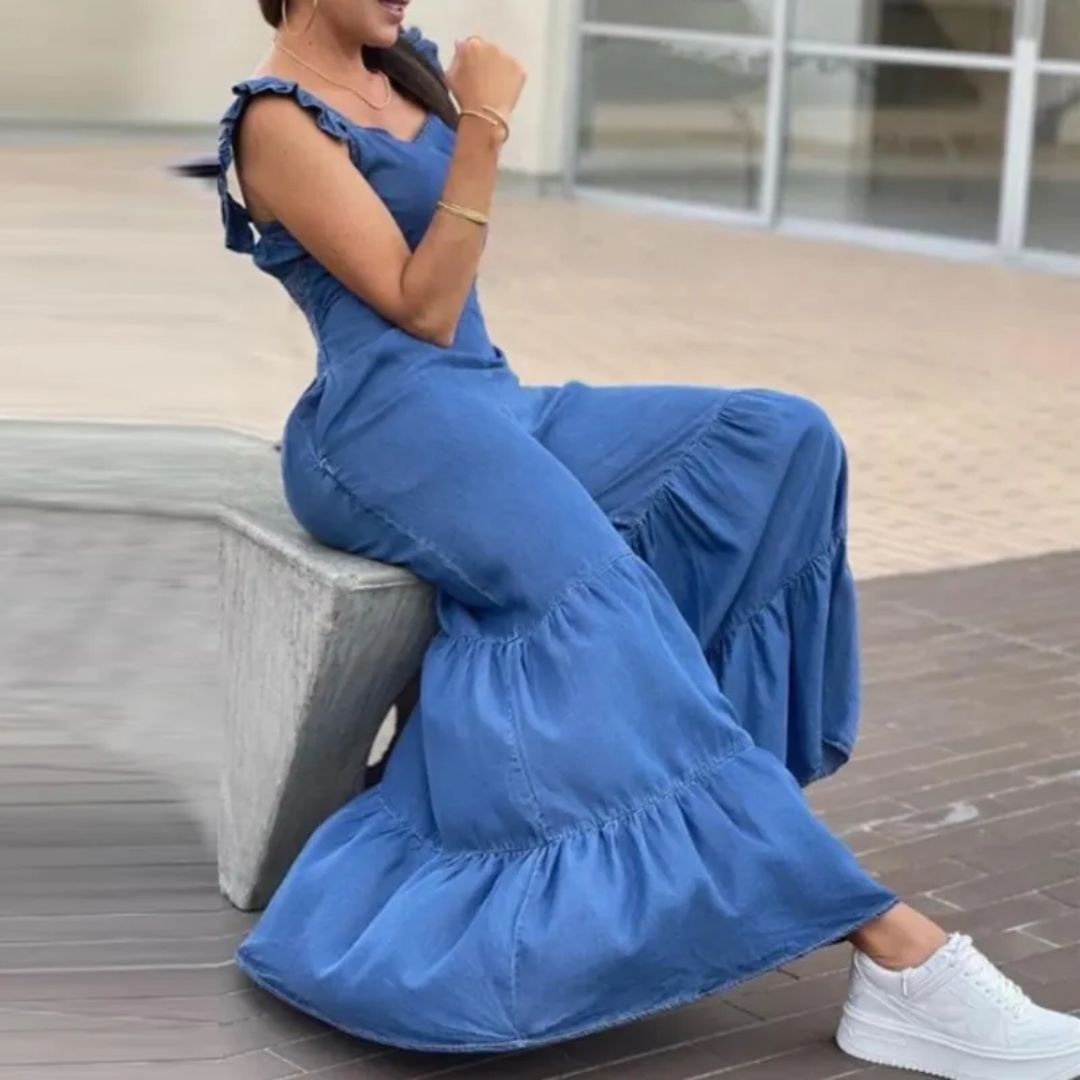 Vrouwelijke Jumpsuit Trendy en Sexyjurk