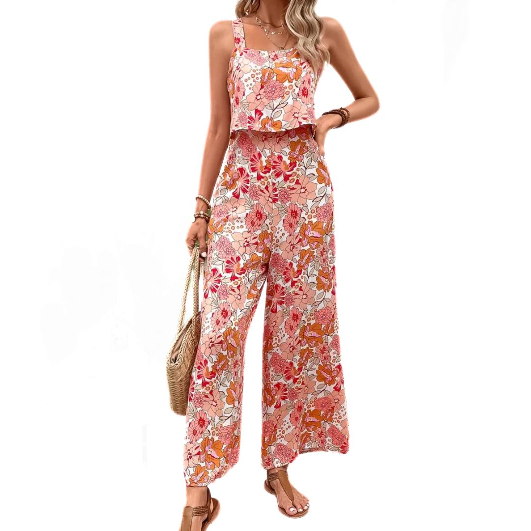 Jumpsuit Thalia Stijlvol Vrouwelijk Zomerkleding - Mode Vibes