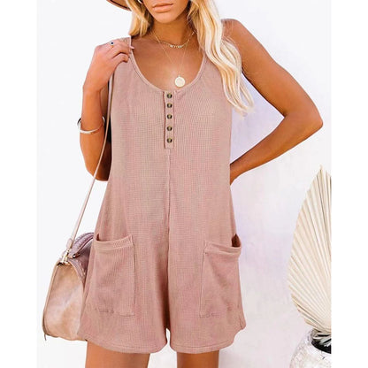 Vrouwelijke Losse Playsuit Stijlvol Zomerjurk