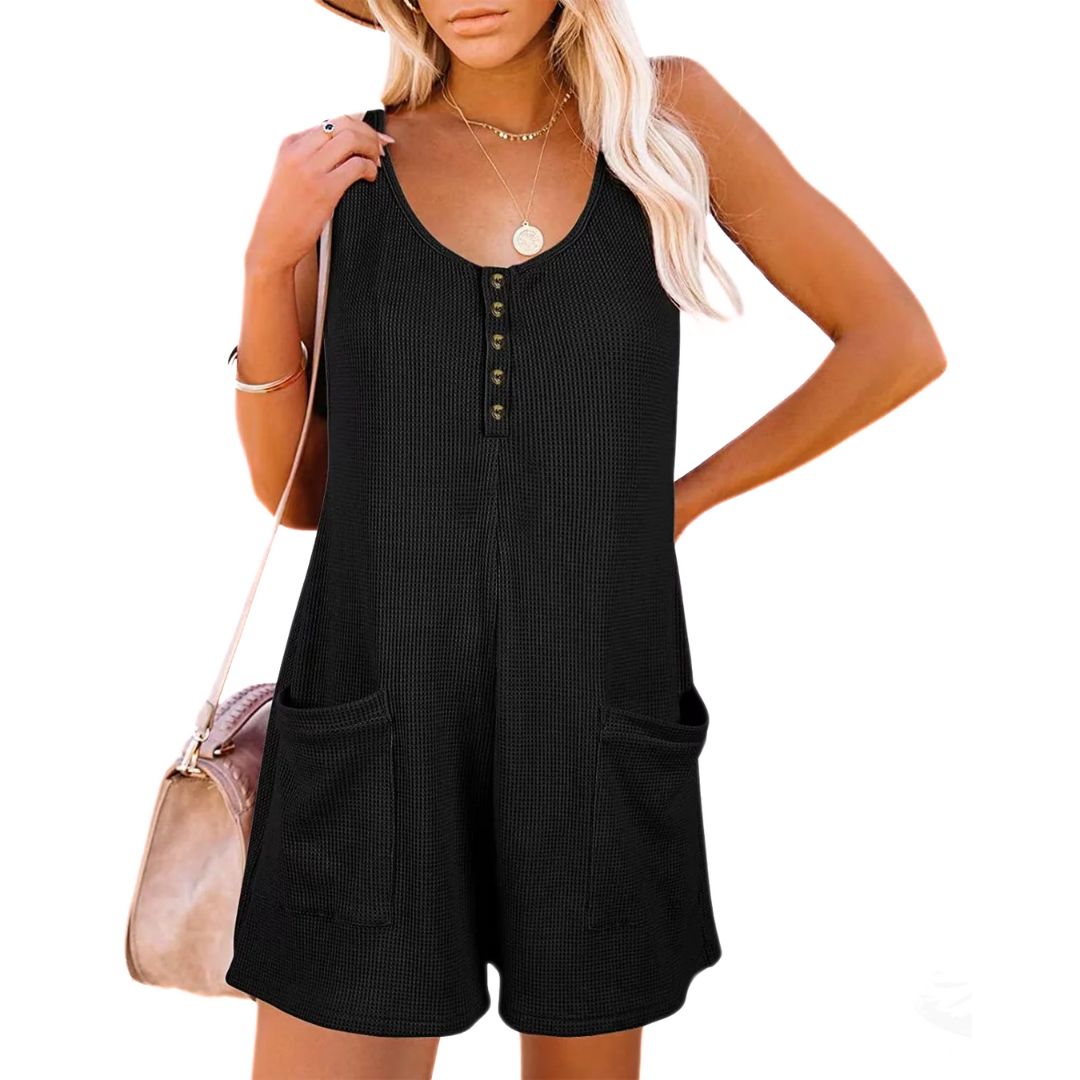 Vrouwelijke Losse Playsuit Stijlvol Zomerjurk