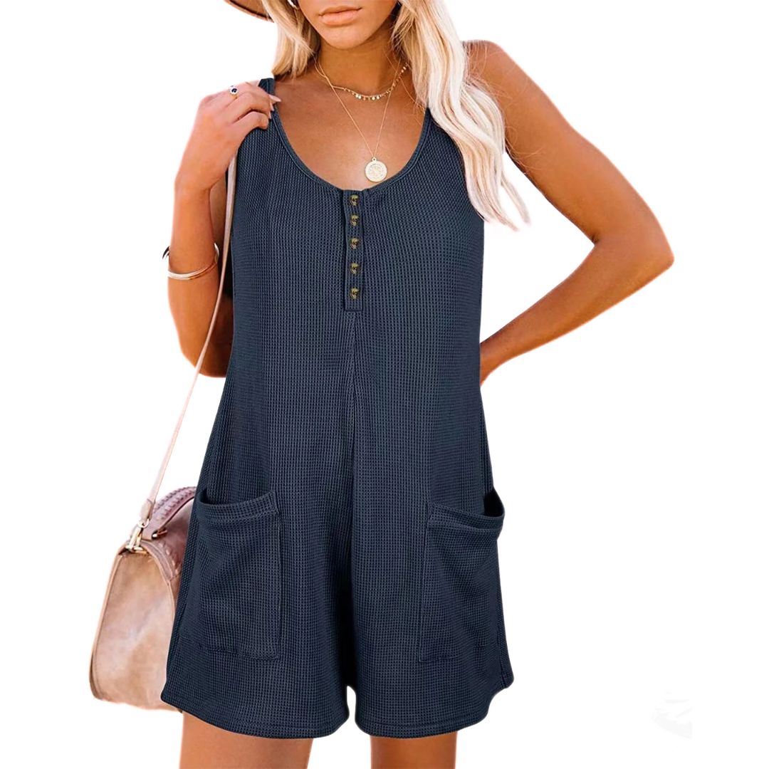 Vrouwelijke Losse Playsuit Stijlvol Zomerjurk