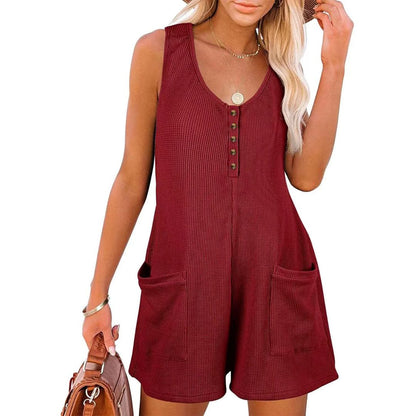 Vrouwelijke Losse Playsuit Stijlvol Zomerjurk
