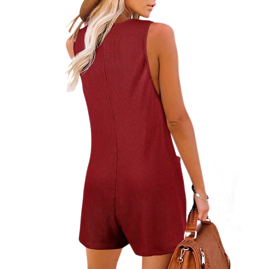 Vrouwelijke Losse Playsuit Stijlvol Zomerjurk