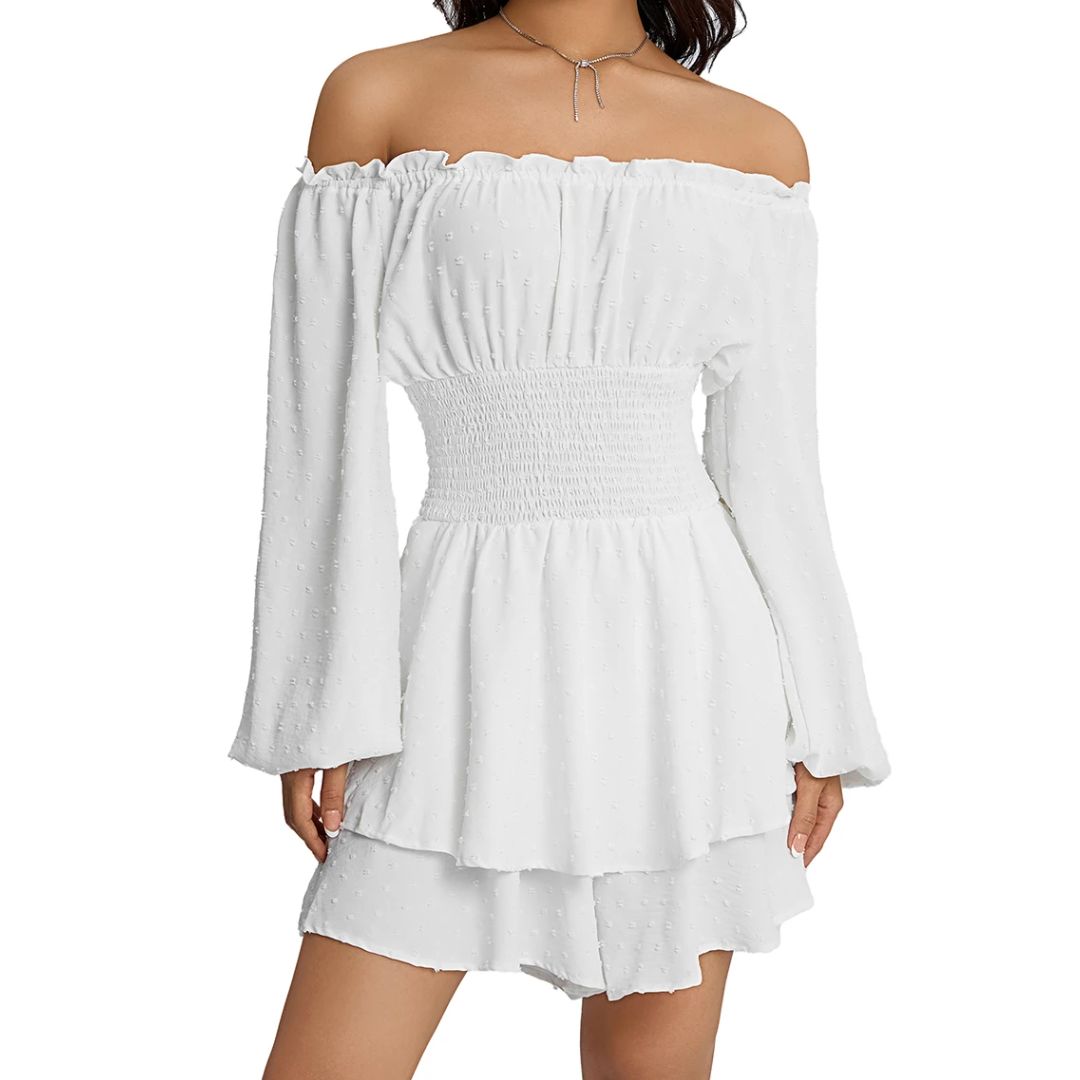 Stijlvolle Effen Playsuit Leila voor Vrouw