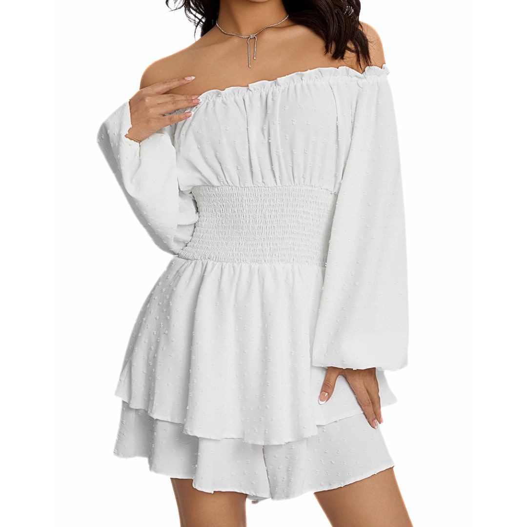 Stijlvolle Effen Playsuit Leila voor Vrouw