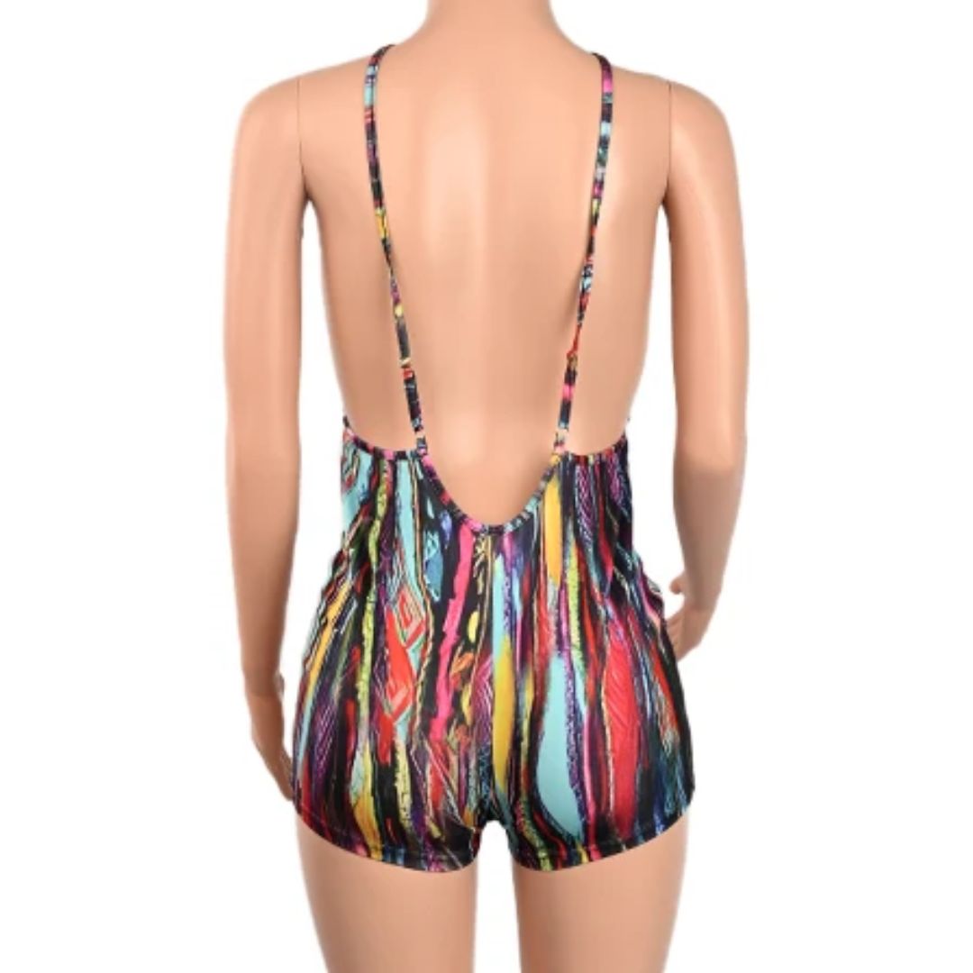Slanke Vrouwelijke Playsuit Zomerjurk Sexy
