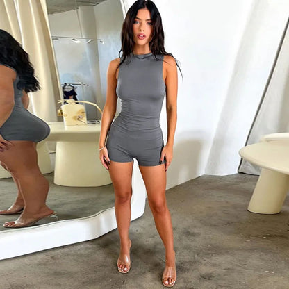 Vrouwelijke Zomerkleed Chique Playsuit Sexy Model