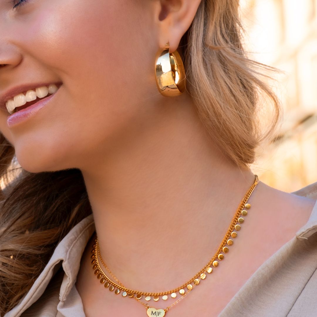 Grote Opvallende Hoepeloorbellen Mode Sieraden