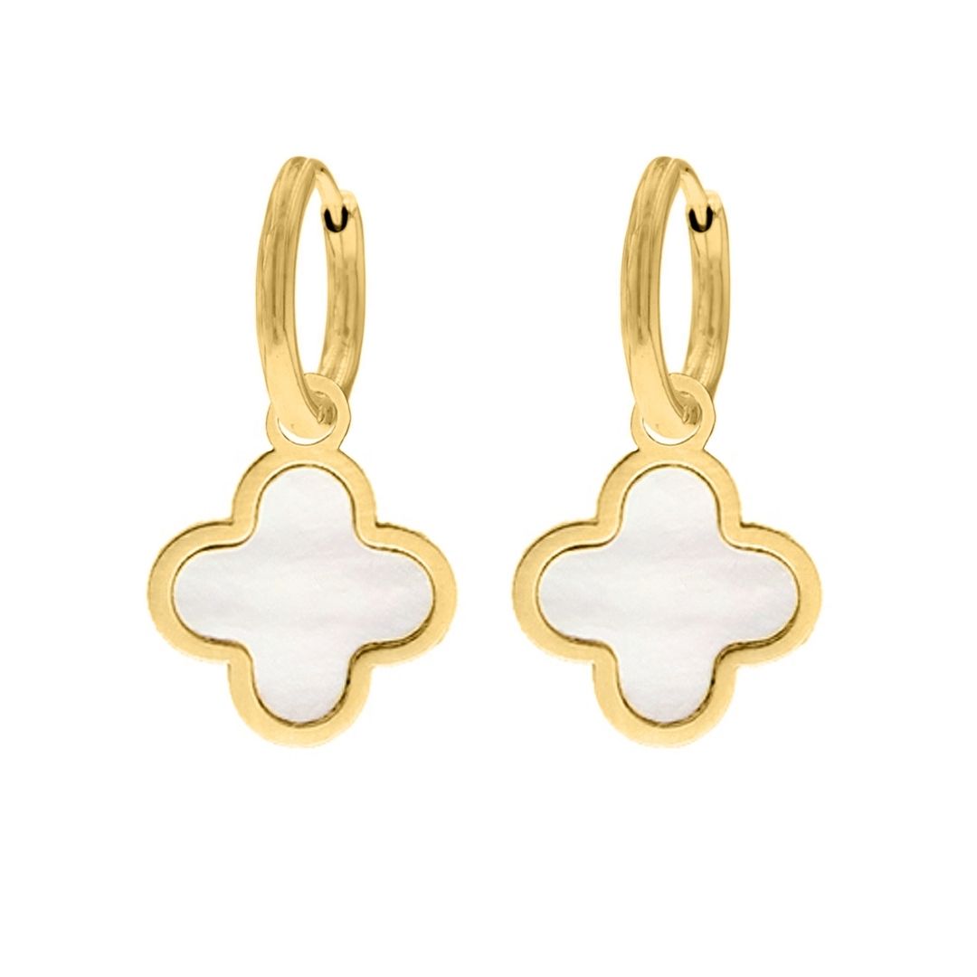 Luxe Oorbellen Klaver Trendy Mode Accessoire - Mode Vibes