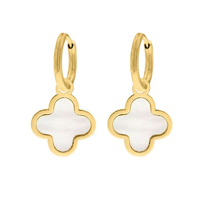 Luxe Oorbellen Klaver Trendy Mode Accessoire - Mode Vibes