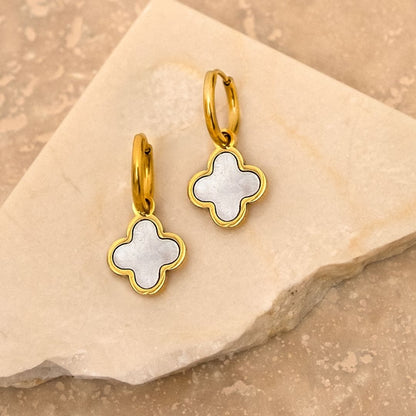 Luxe Oorbellen Klaver Trendy Mode Accessoire