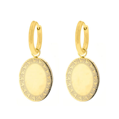 Vintage Munt Oorbellen Charmant Zilver - Mode Vibes