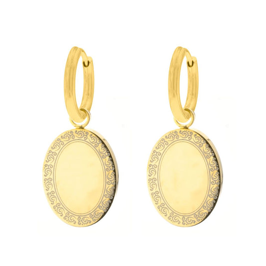Vintage Munt Oorbellen Charmant Zilver - Mode Vibes