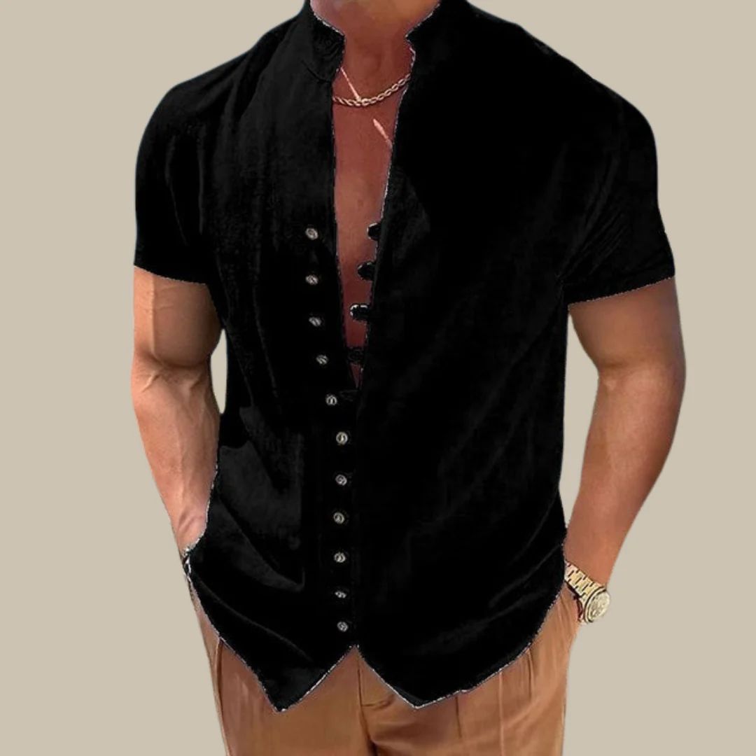 Mannen Overhemd Luke Trendy Ademend Katoen