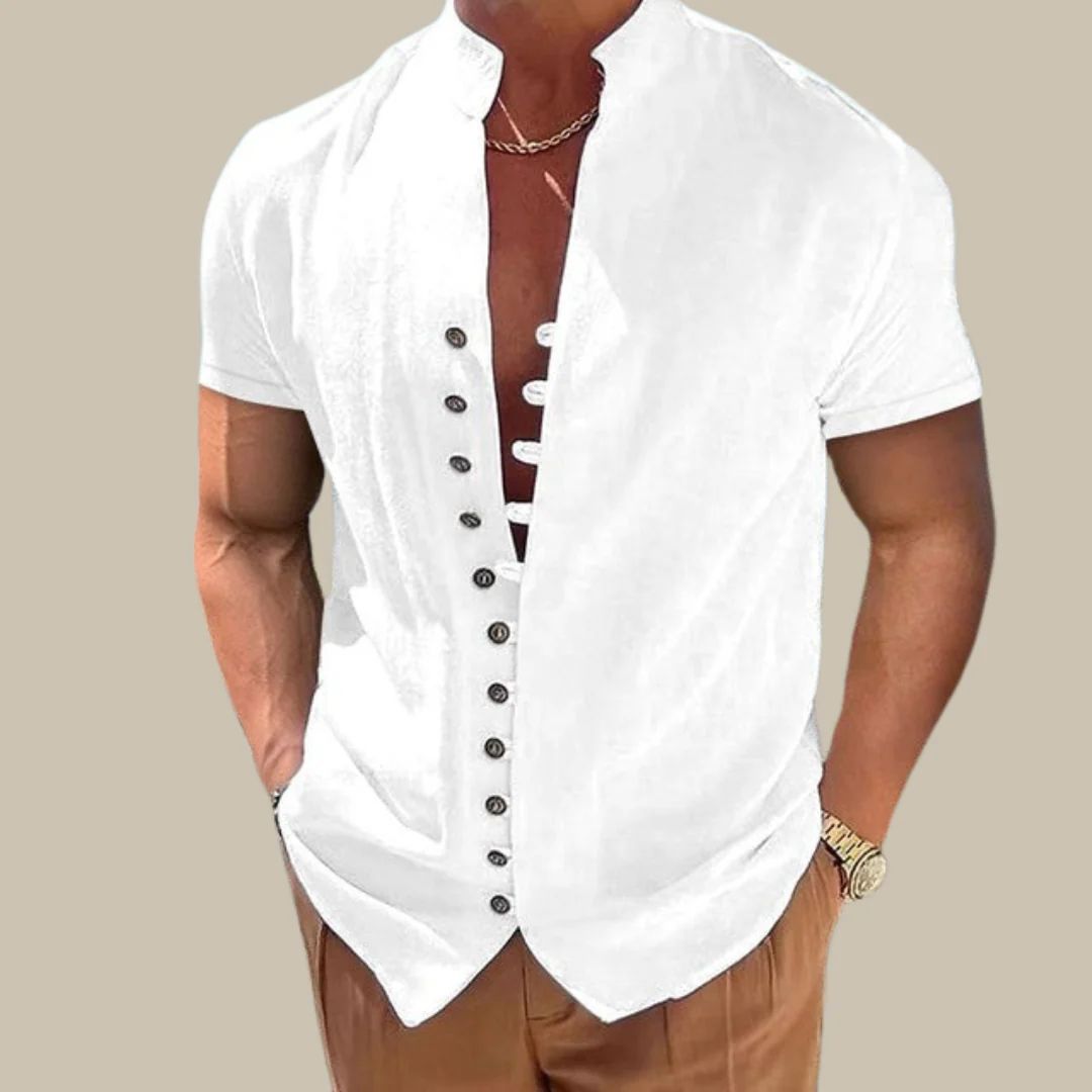 Mannen Overhemd Luke Trendy Ademend Katoen