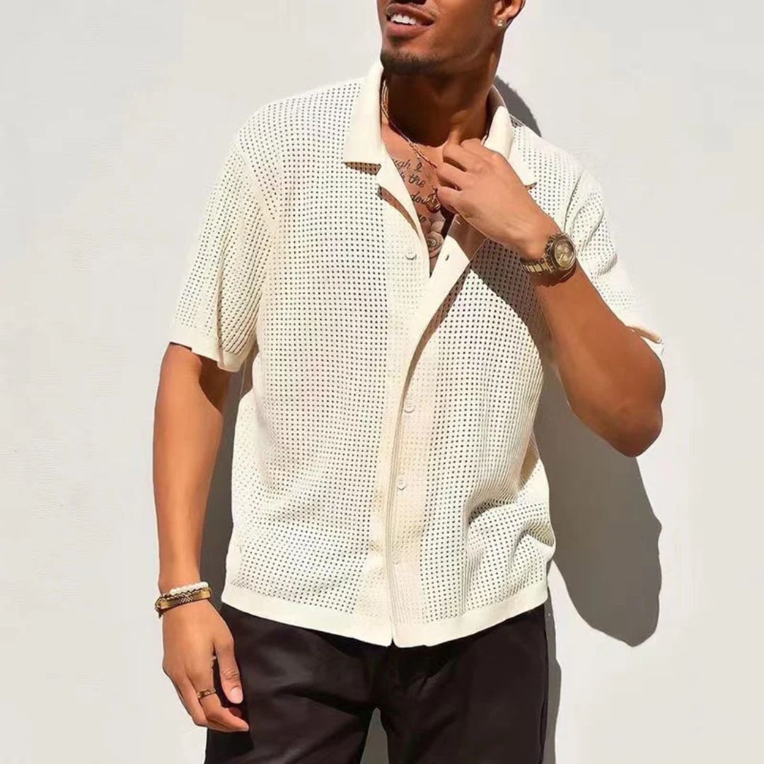 Trendy Mannen T-Shirt Comfortabel en Stijlvol - Mode Vibes