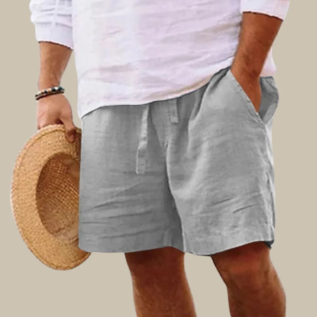 Linnen Short Trendy Comfortabel Zomerbroek voor Mannen