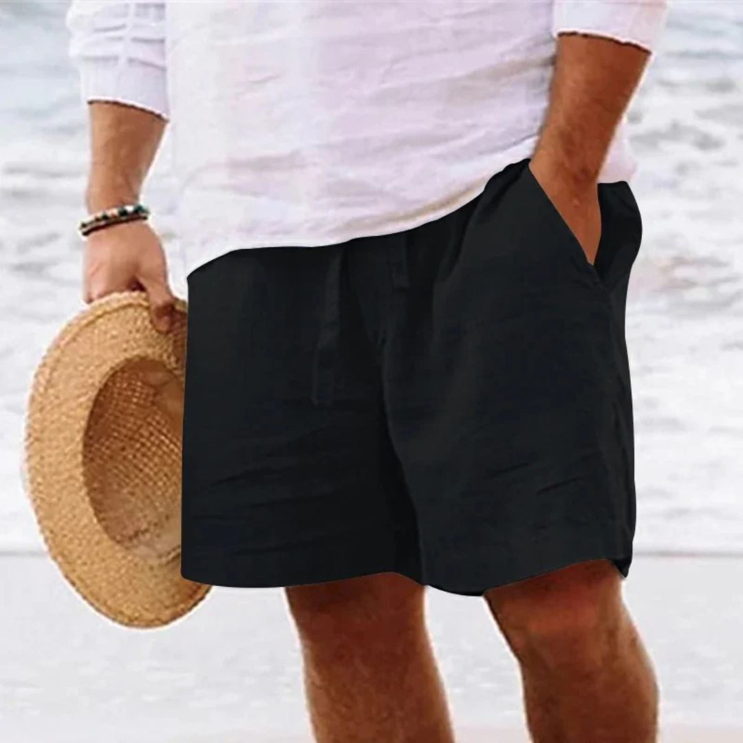 Linnen Short Trendy Comfortabel Zomerbroek voor Mannen