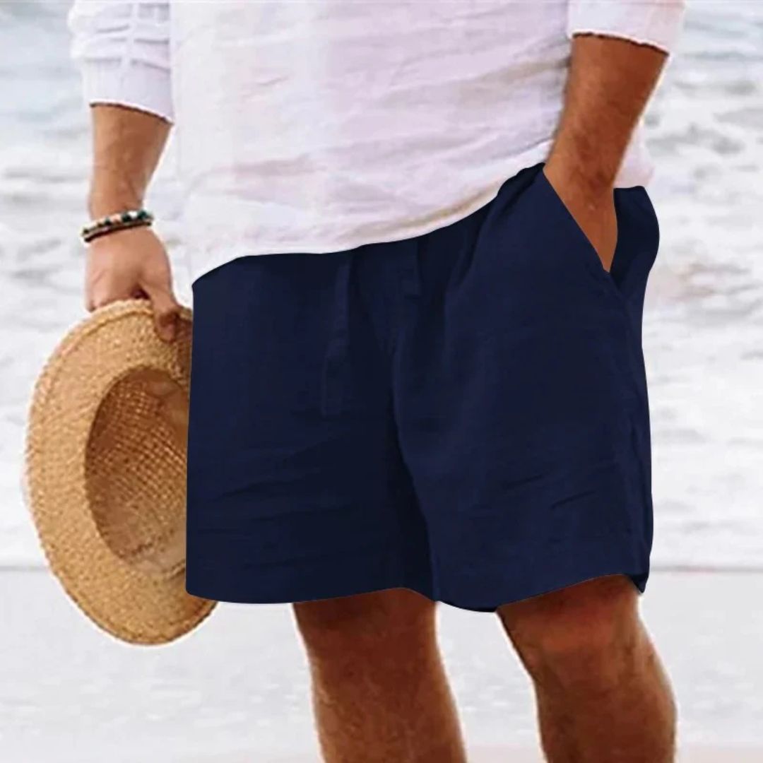 Linnen Short Trendy Comfortabel Zomerbroek voor Mannen