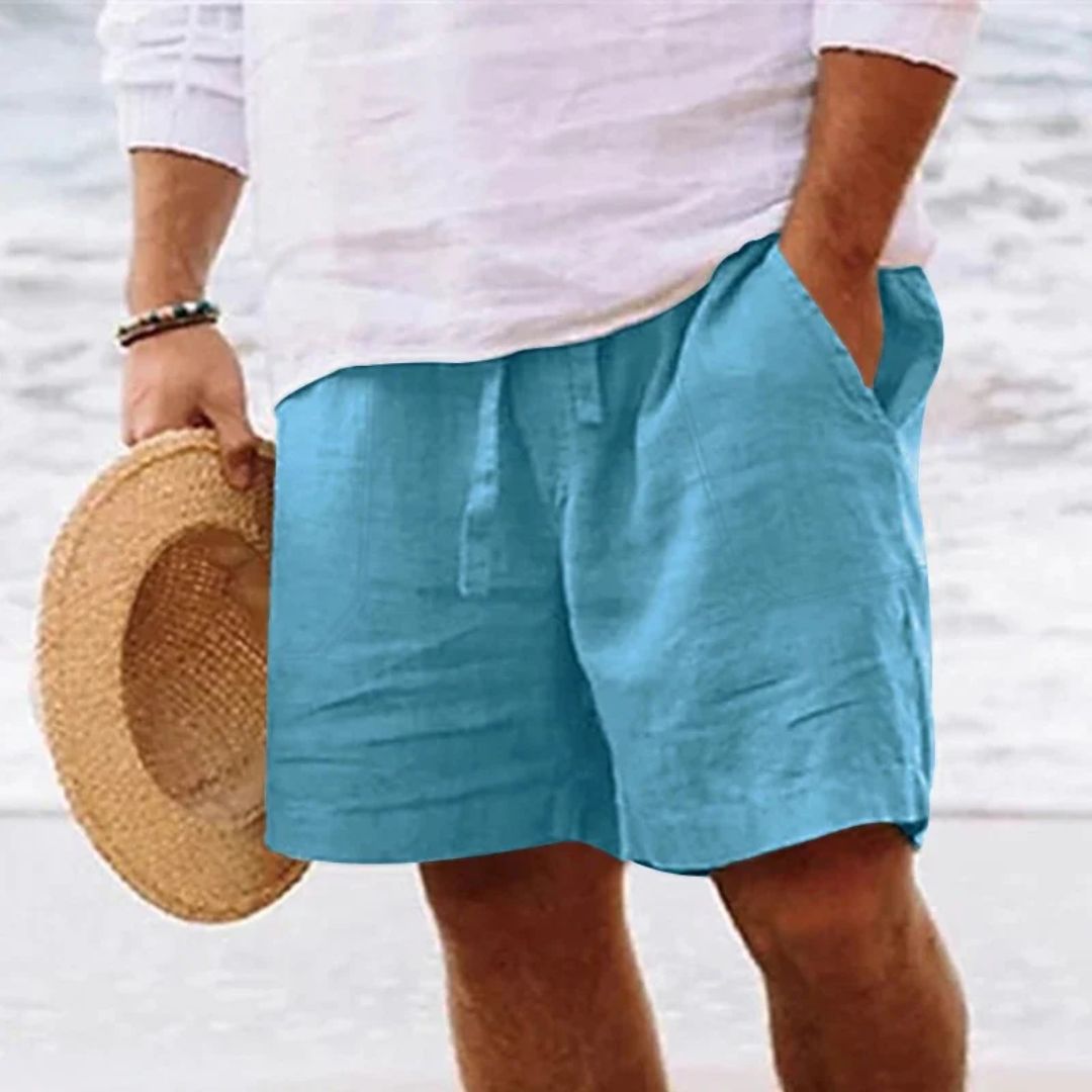 Linnen Short Trendy Comfortabel Zomerbroek voor Mannen