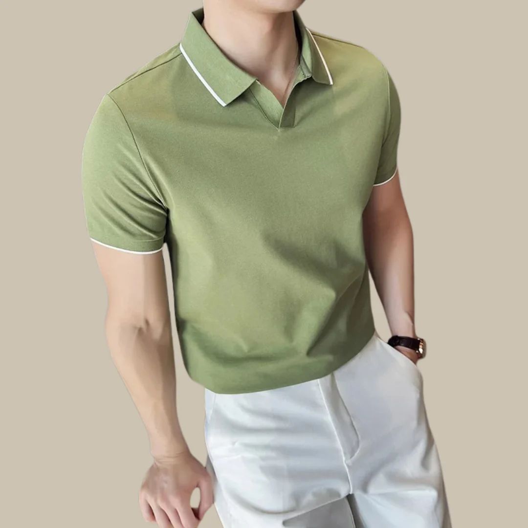 Polo Shirt Mannen Trendy Veelzijdig