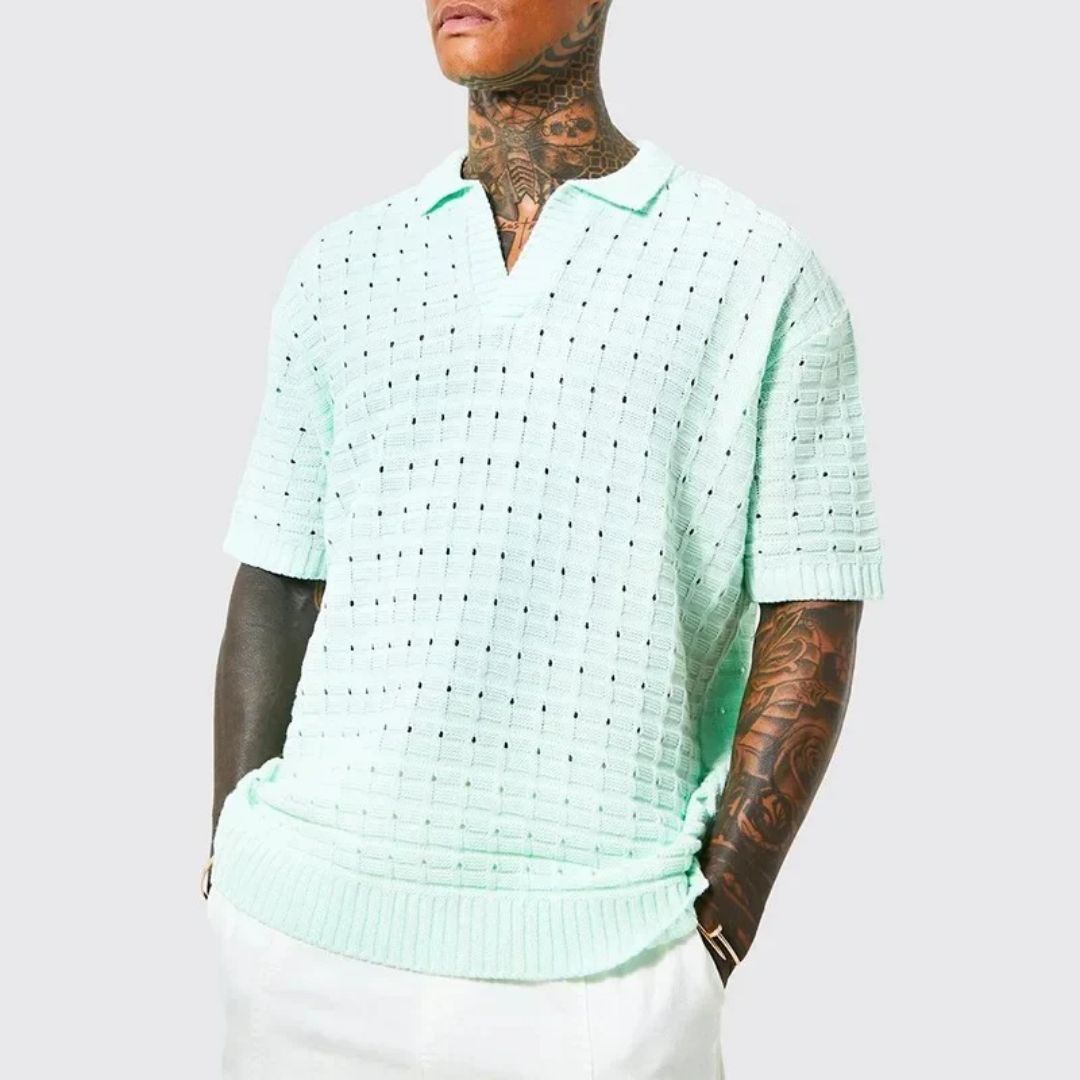 Oversized Polo Shirt Casual Capri Stijl - Mode Vibes