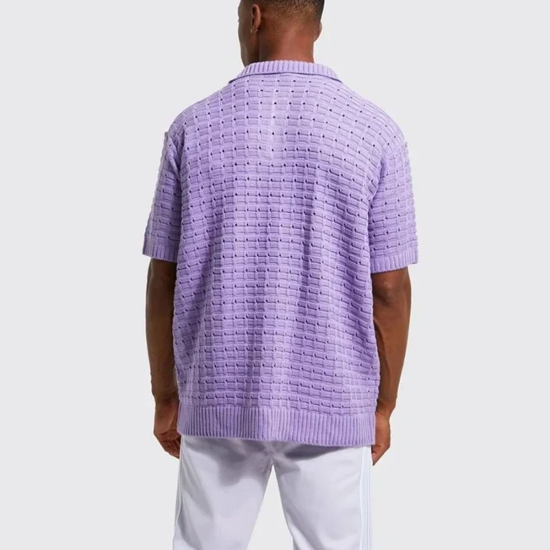 Oversized Polo Shirt Casual Capri Stijl