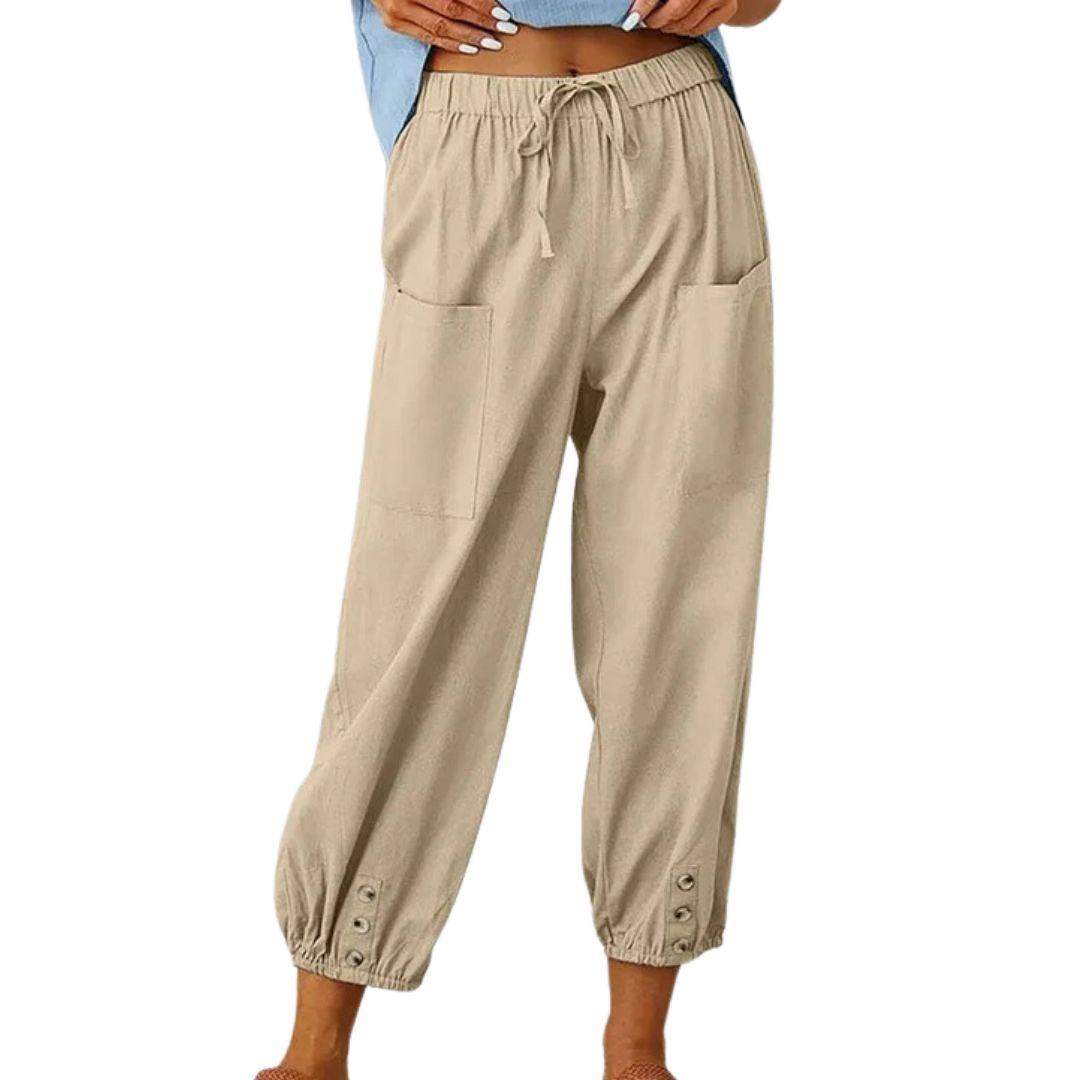 Dames Broek Stijlvol Ademend Comfortabele Zomerkleding - Mode Vibes