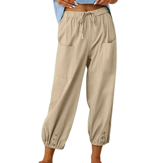 Dames Broek Stijlvol Ademend Comfortabele Zomerkleding - Mode Vibes