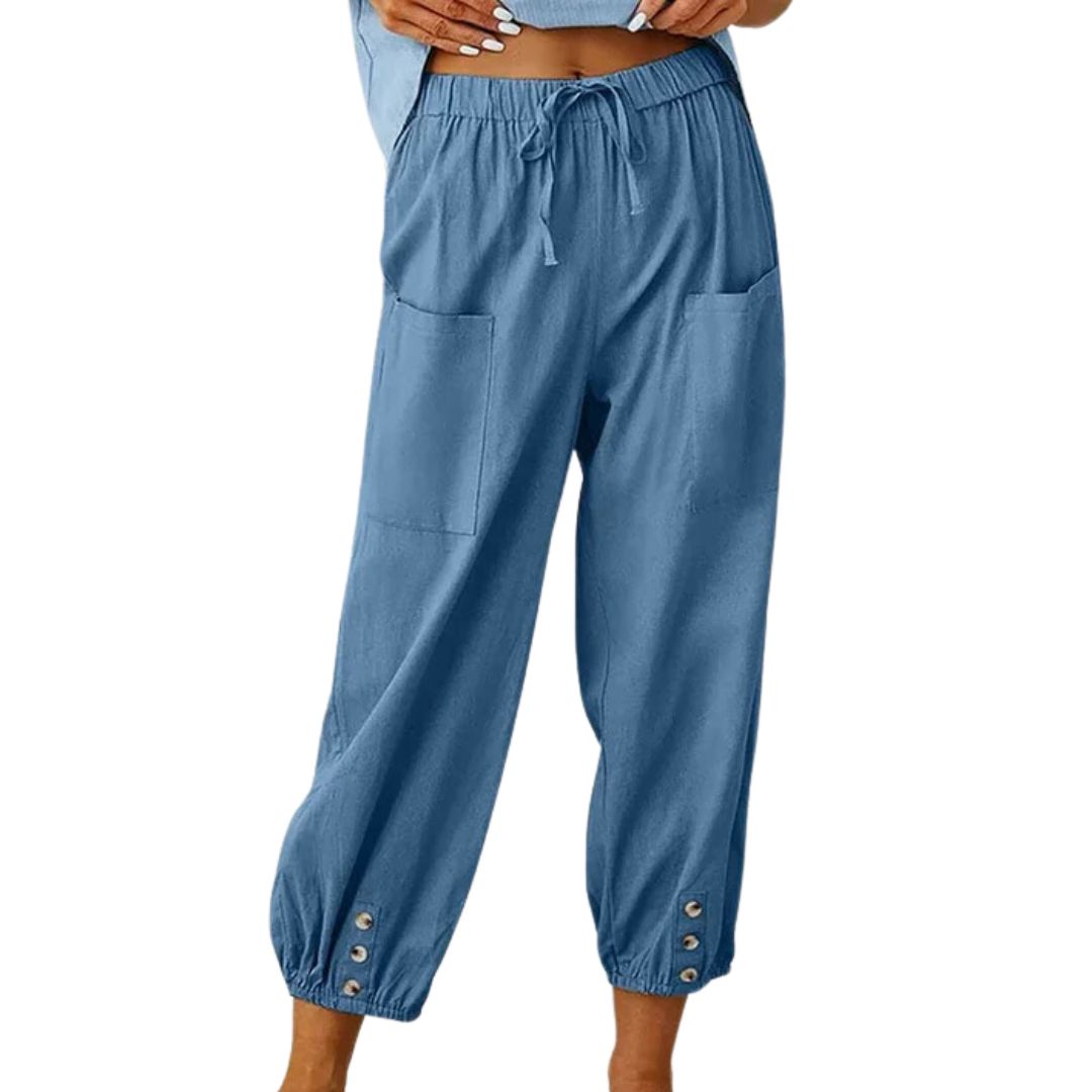Dames Broek Stijlvol Ademend Comfortabele Zomerkleding