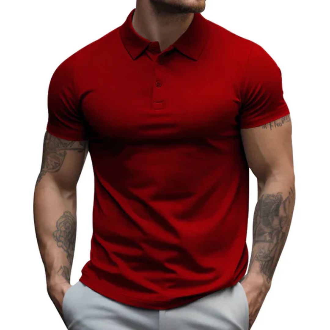 Poloshirt Mannen Comfortabel en Stijlvol