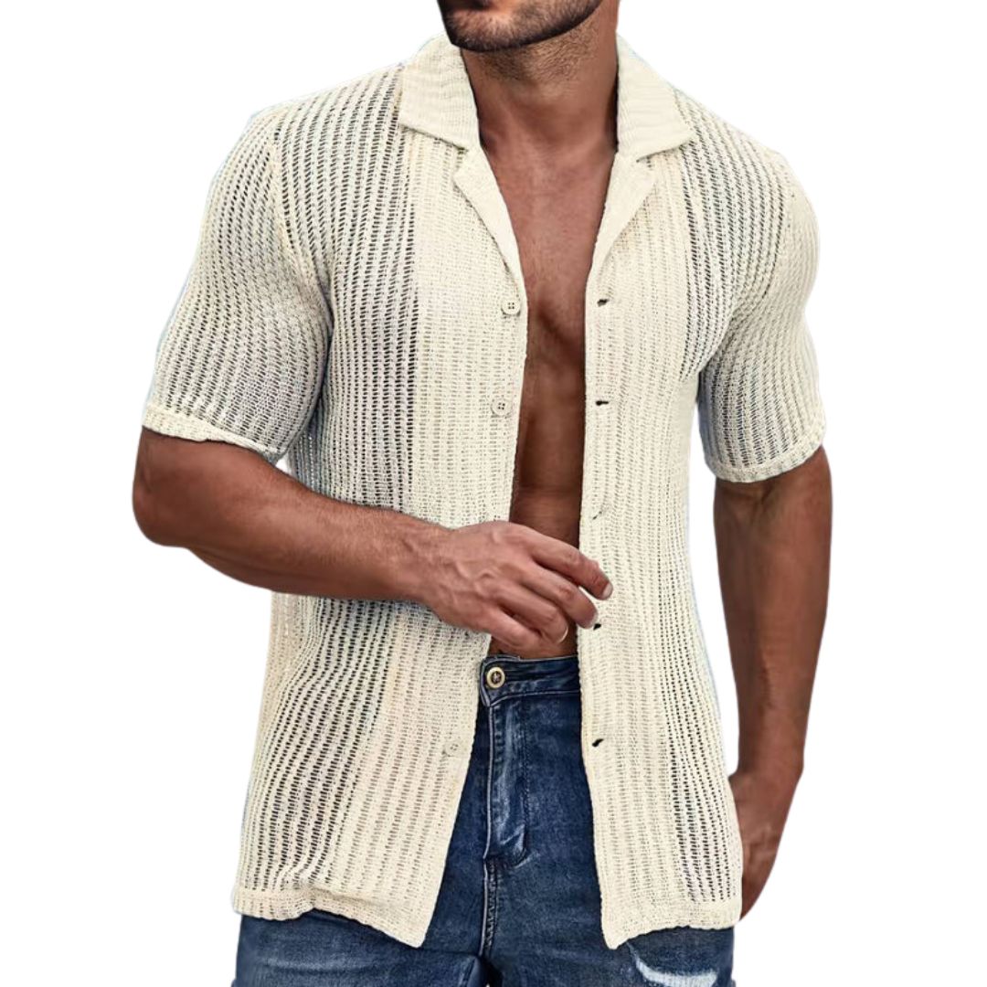 Zomerse Overhemd Mario Stijlvol en Katoenen - Mode Vibes