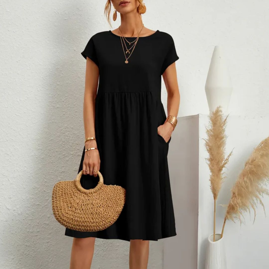 Casual Jersey Jurk Comfortabele Zomerjurk voor Vrouw