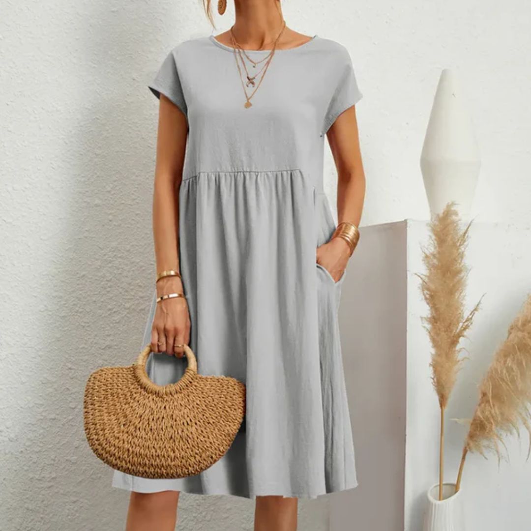 Casual Jersey Jurk Comfortabele Zomerjurk voor Vrouw