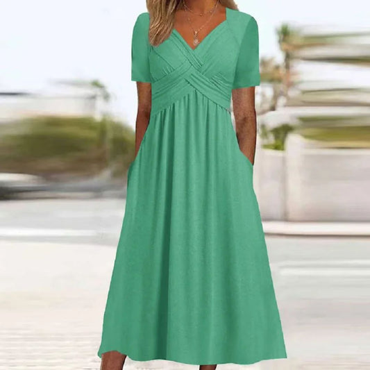 Jurk Jamie Trendy Comfortabele Mode Jurk - Mode Vibes