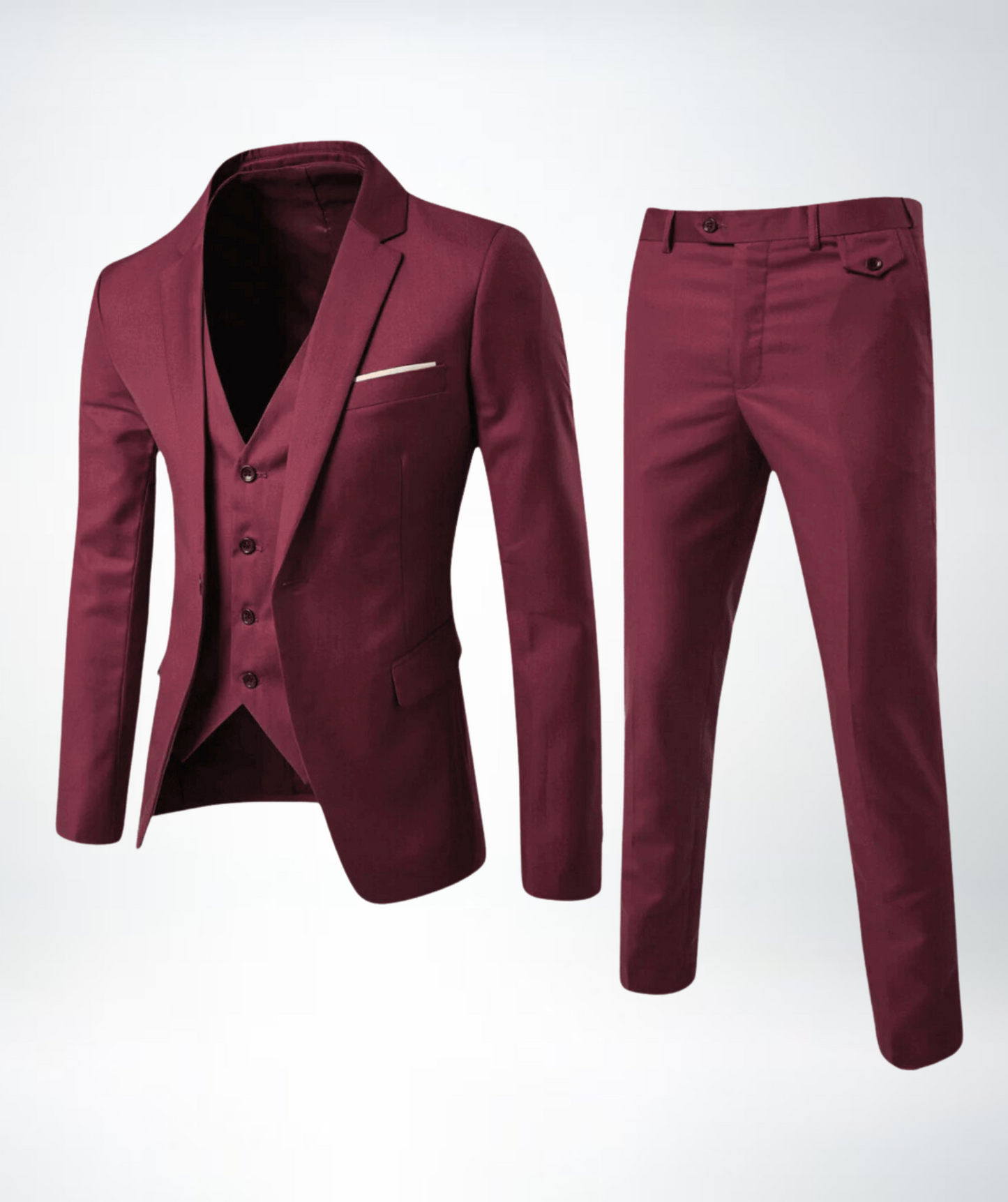 Heren Driedelig Pak Formal Business Stijl