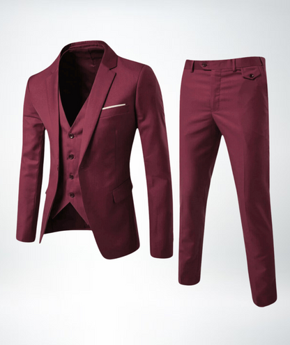 Heren Driedelig Pak Formal Business Stijl