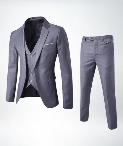 Heren Driedelig Pak Formal Business Stijl
