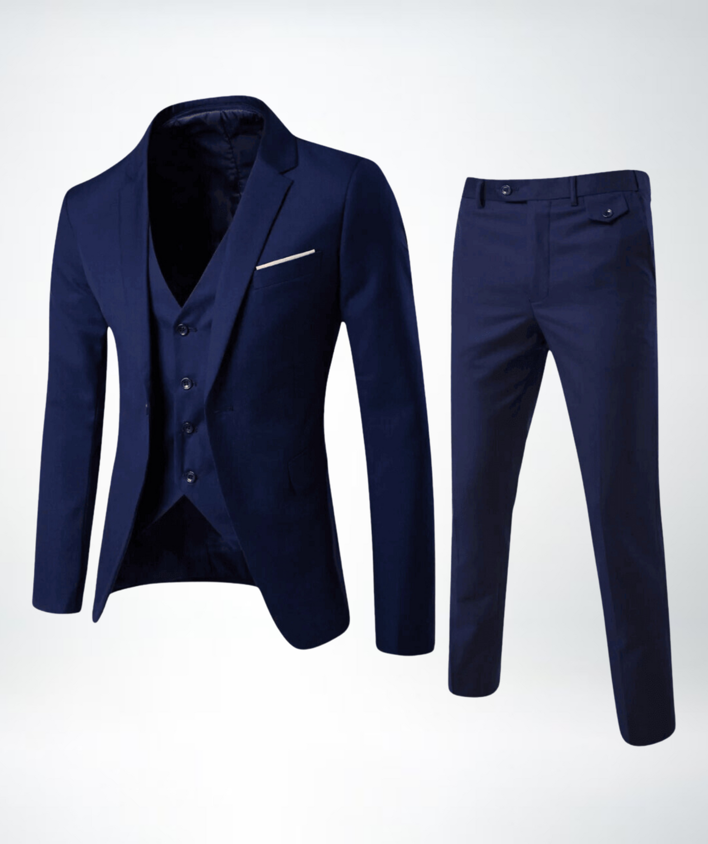 Heren Driedelig Pak Formal Business Stijl - Mode Vibes