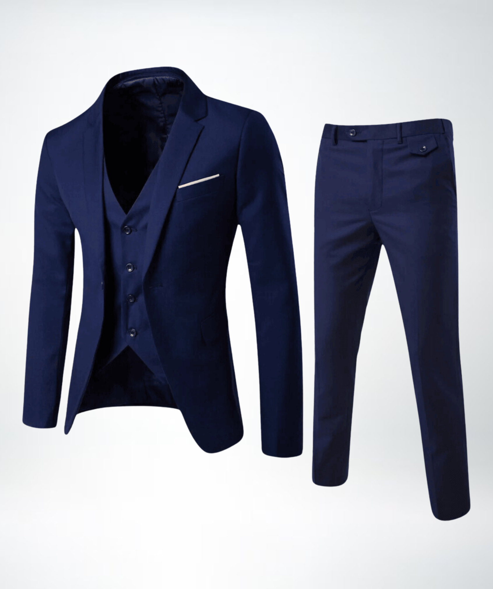 Heren Driedelig Pak Formal Business Stijl - Mode Vibes