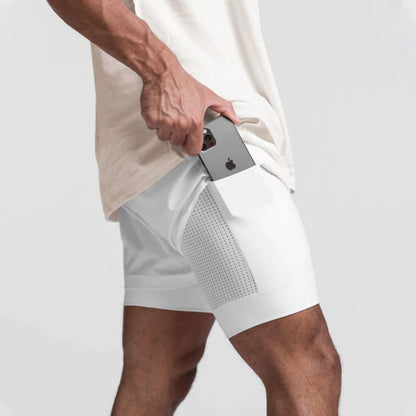 Carl Short Broek Sportief Comfortabele Fit - Mode Vibes