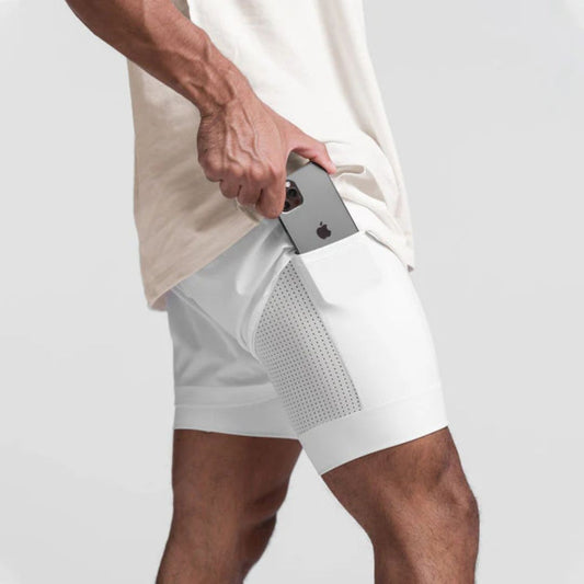 Carl Short Broek Sportief Comfortabele Fit - Mode Vibes