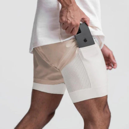 Carl Short Broek Sportief Comfortabele Fit