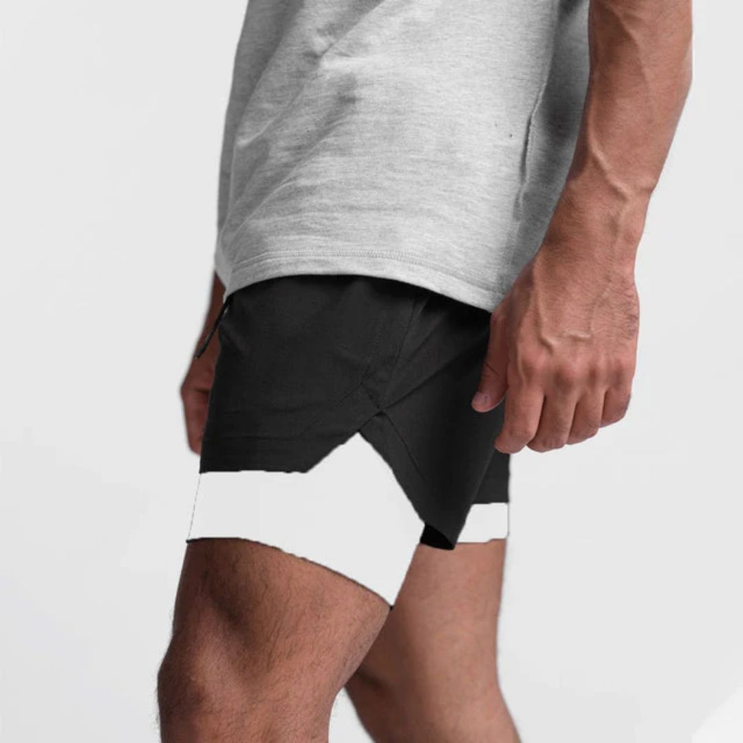Carl Short Broek Sportief Comfortabele Fit