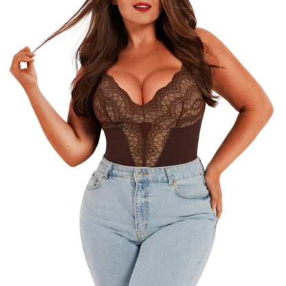 Stijlvolle Kant Bodysuit voor Vrouw