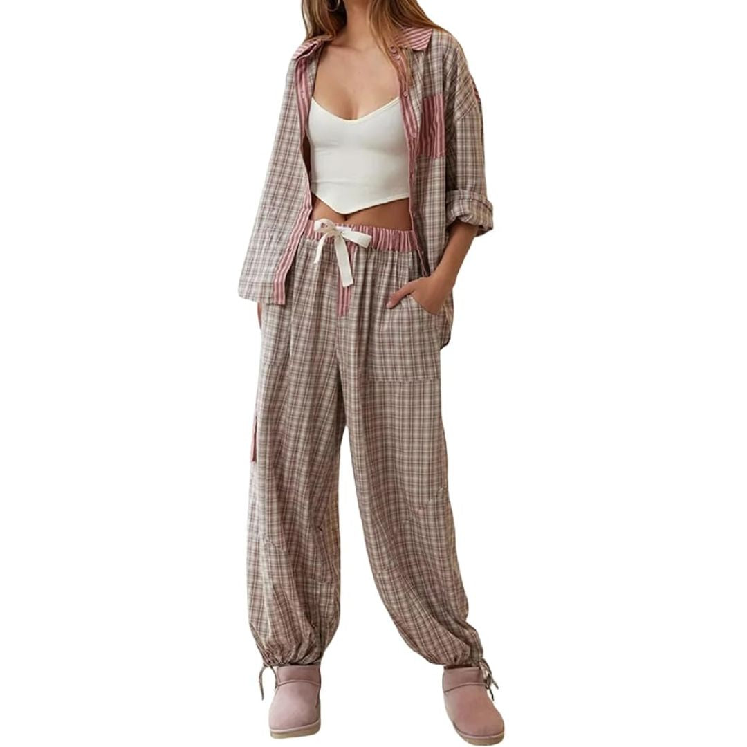 Vrouwelijke Pyjama Comfortabel Casual Mode