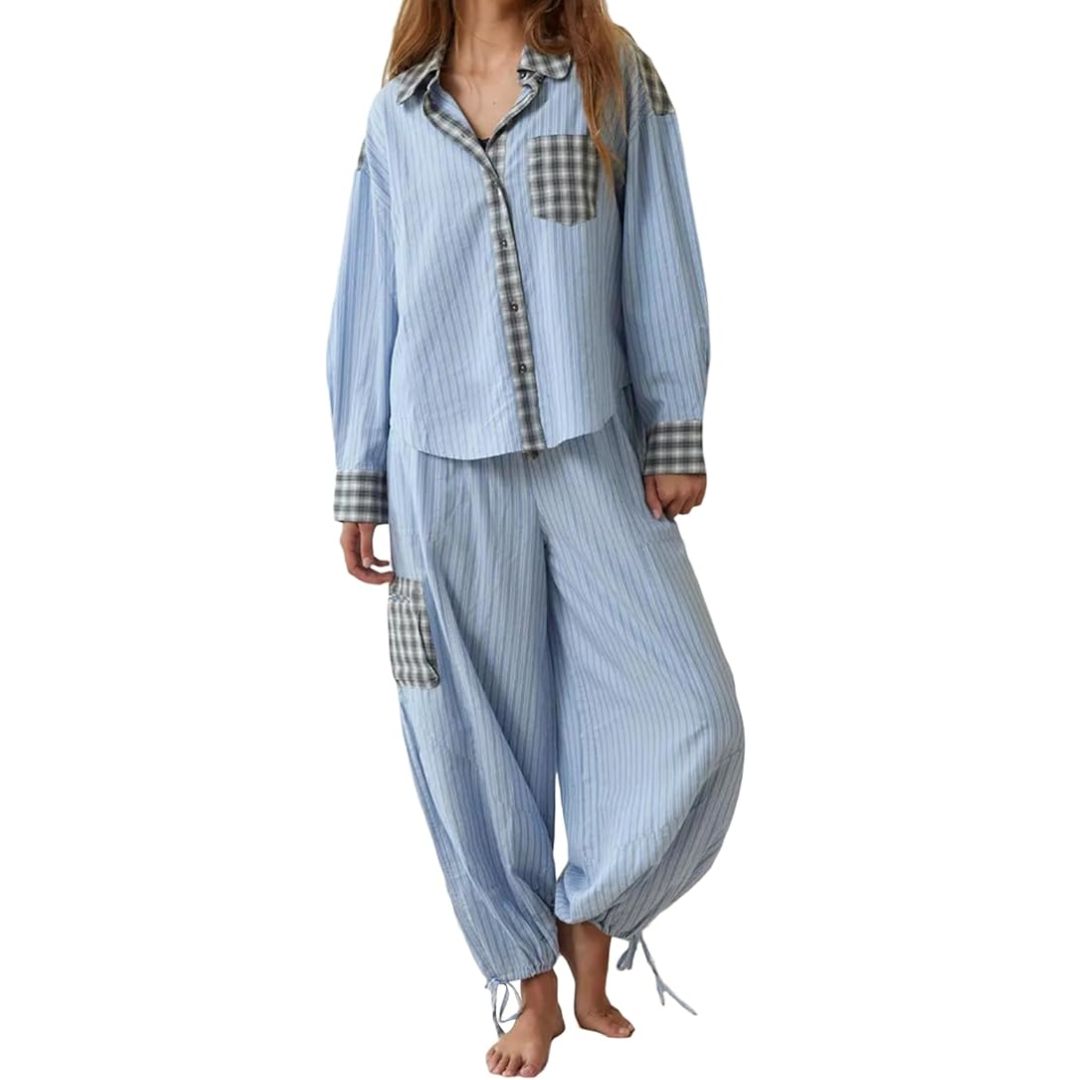 Vrouwelijke Pyjama Comfortabel Casual Mode - Mode Vibes