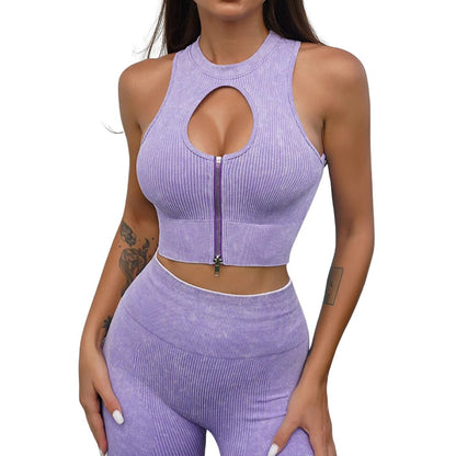 Vrouwelijke Gym Outfit Comfortabel en Stijlvol Sportkleding